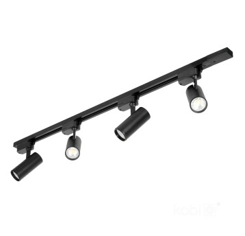 1-circuit track set NEXTRACK GO 4xGU10 1m BLACK Kobi