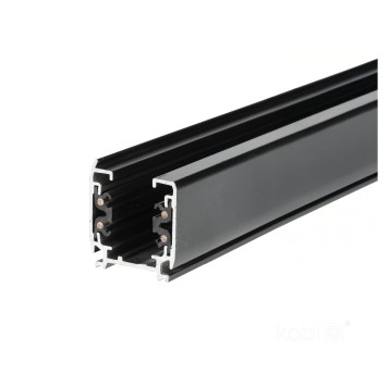 3-circuit track 1m black Kobi