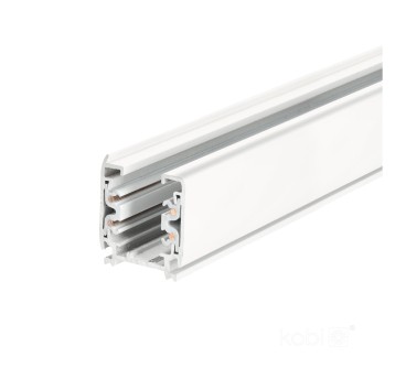 3-circuit track 1m white Kobi