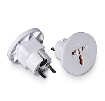 Adaptor podróżny uniwersalny Zu biały Elgotech