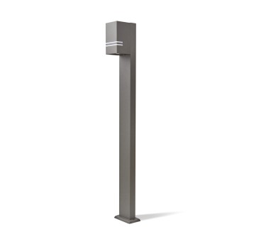 Bollard lamp QUAZAR 12 1xGU10 IP44 grey Kobi