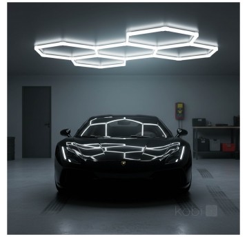 Ceiling lamp LED HEXLINE 208x300cm 6500K Kobi