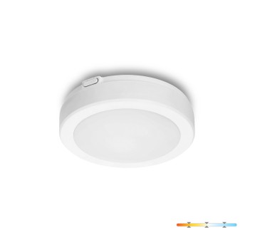 Ceiling lamp LED NAIROS G2 12W 3CCT IP65 white Kobi Premium
