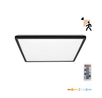 Ceiling lamp LED NIVERA SQUARE 18W 3CCT LX IP54 black Kobi