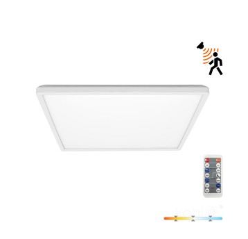 Ceiling lamp LED NIVERA SQUARE 18W 3CCT LX IP54 white Kobi