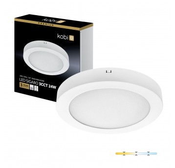 Ceiling lamp LED SIGARO CIRCLE 24W 3CCT Kobi Premium