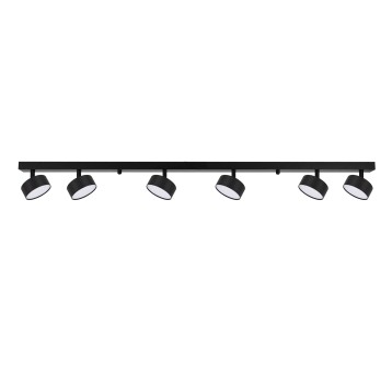 Ceiling spot lamp LUNVIGO 6xGX53 black Kobi