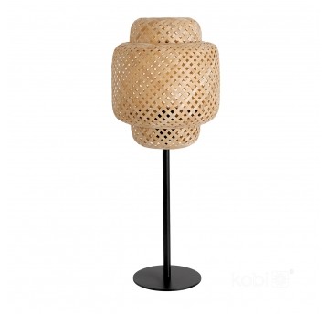Desk lamp DATURA BAMBOO ST MINI 1xE27 LLS