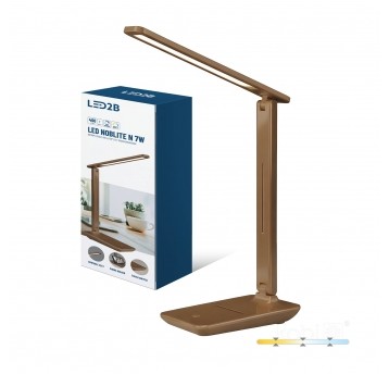 Desk lamp LED NOBLITE N 7W 3CCT brown LED2B