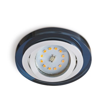 Downlight ring CRISTAL R black JVS