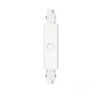 External connector for 3-circuit track I white Kobi