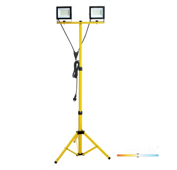 Floodlight LED TIGRA TRIPOD 2x50W 4000K IP54 Kobi