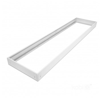 Frame 63mm for panel LED 30x120 click black Kobi