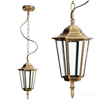 Garden hanging lamp LO4105 1xE27 IP54 gold Kobi