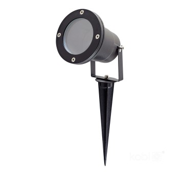 Garden lamp BLAKE 2 1xGU10 IP65 black Kobi