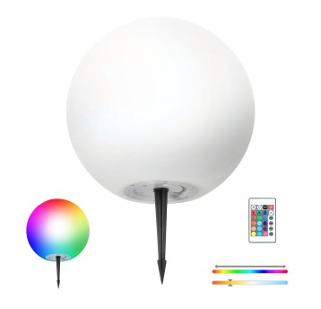 Garden lamp Solar LED GARDEN BALL 40cm 3000K+RGB Kobi Design