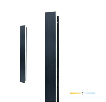 Garden wall lamp LED MIRANA 12W 60cm 4000K IP44 black Kobi