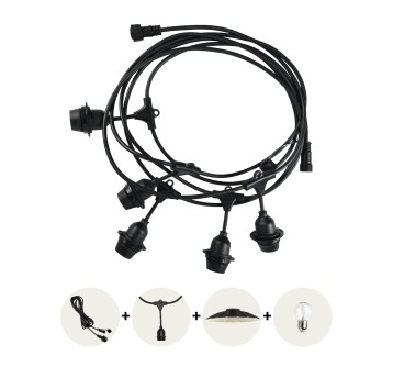 Garland CRETE 5xE27 5m Kobi Design