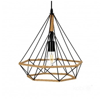 Hanging lamp AQUELL BOHO 1xE27 LLS