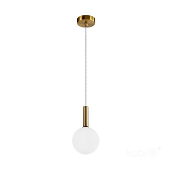 Hanging lamp GLOBE ELEGANCE GOLD S 1xG9 Kobi Design