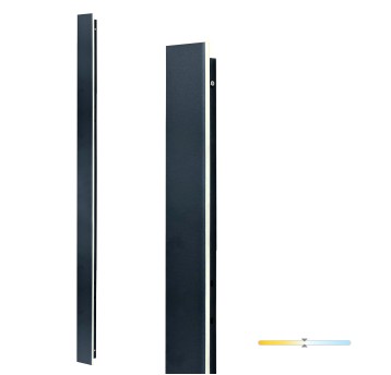 Kinkiet ogrodowy LED MIRANA 25W 120cm 4000K IP44 czarny Kobi