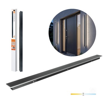 Kinkiet ogrodowy LED MIRANA 25W 120cm 4000K IP44 czarny Kobi