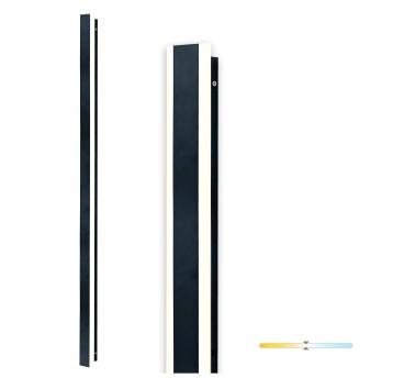 Kinkiet ogrodowy LED MIRANA S 25W 120cm 4000K IP44 czarny Kobi