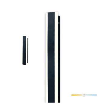 Kinkiet ogrodowy LED MIRANA S 8W 30cm 4000K IP44 czarny Kobi