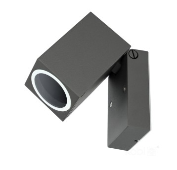 Kinkiet ogrodowy QUAZAR 15 1xGU10 IP44 szary Kobi