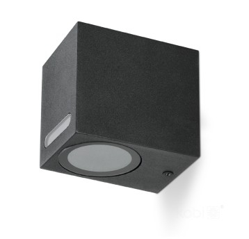 Kinkiet ogrodowy QUERK 6 1xGU10 IP54 czarny LED2B