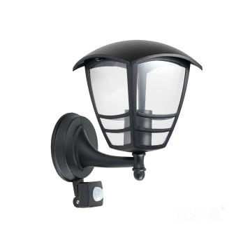 Kinkiet ogrodowy TEVIO KG 1xE27 LX IP54 czarny LED2B