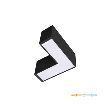 L-connector for LED KOLINE K2 black Kobi Pro