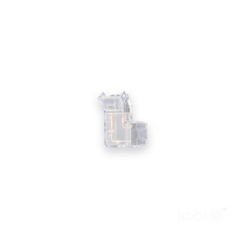 L connector for LED stripe COB 8mm 2-Pin Kobi