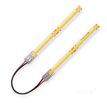 Łącznik dwustronny 10 cm taśmy LED COB 10mm Kobi