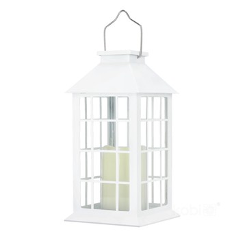 Lampa ogrodowa Solar LED CANDELIO 2700K biała LED2B