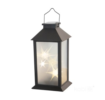 Lampa ogrodowa Solar LED CANDELIO STAR 2700K IP44 czarna LED2B