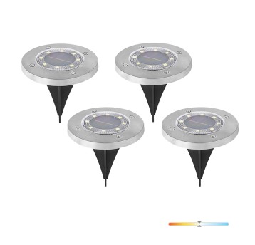 Lampa ogrodowa Solar LED CLAVO G2 4000K IP44 4-pak LED2B