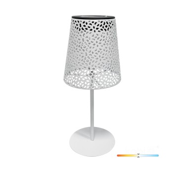 Lampa ogrodowa Solar LED LUVETRA 4000K IP44 biała LED2B