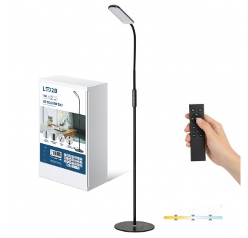 Lampa podłogowa LED TEILO 10W 3CCT czarna LED2B