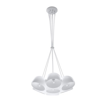 Lampa wisząca BOLA 7 biała