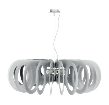 LAmpa wisząca EZO T DUŻY srebrna