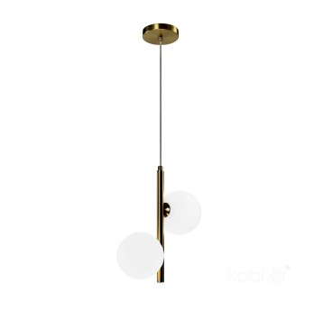 Lampa wisząca GLOBE ELEGANCE GOLD S2 2xG9 Kobi Design