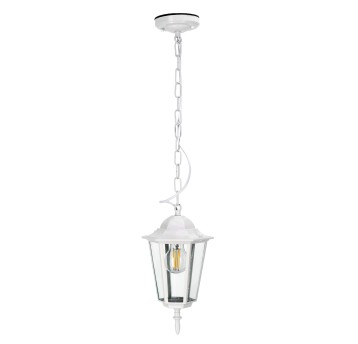 Lampa wisząca ogrodowa LO4105 1xE27 IP54 biała Kobi