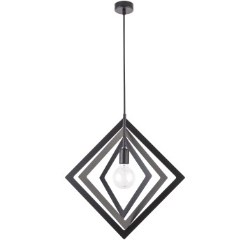Lampa wisząca TRIK M ROMB czarna