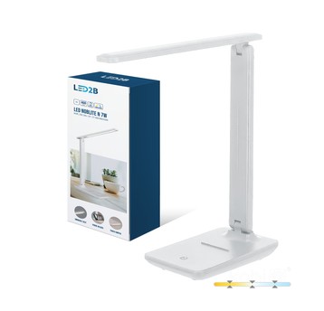 Lampka biurkowa LED NOBLITE N 7W 3CCT biała LED2B