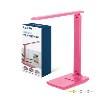 Lampka biurkowa LED NOBLITE N 7W 3CCT różowa LED2B