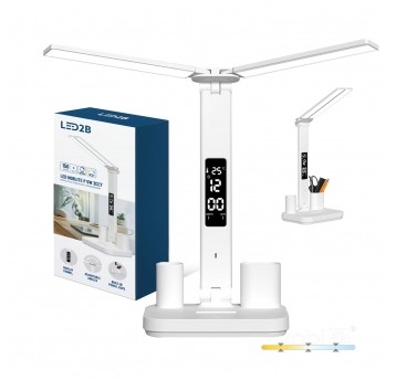 Lampka biurkowa LED NOBLITE P 5W 3CCT biała LED2B