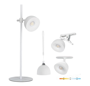 Lampka biurkowa LED ORBI 2,5W CCT biała Laitica