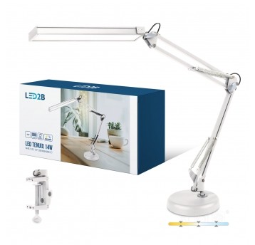 Lampka biurkowa LED TENUIX 14W 3CCT biała LED2B