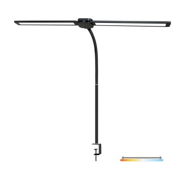 Lampka biurkowa LED TENUIX DUO 2 14W CCT czarna LED2B